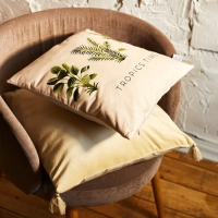 Наволочка декоративная Этель &laquo;Tropics time&raquo;, 40х40 см, 100 п/э, велюр