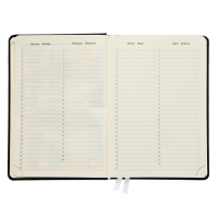 Ежедневник недатированный A5, 160 листов, deVENTE. Be happy!, твёрдая обложка из искусственной кожи с поролоном, кремовый блок 70 г/м2, чёрный Ежедневник недатированный A5, 160 листов, deVENTE. Be happy!, твёрдая обложка из искусственной кожи с поролоном, кремовый блок 70 г/м2, чёрный