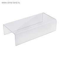 Ступенька одинарная 20×10×5 см, оргстекло 2 мм, В ЗАЩИТНОЙ ПЛЁНКЕ Ступенька одинарная 20×10×5 см, оргстекло 2 мм, В ЗАЩИТНОЙ ПЛЁНКЕ