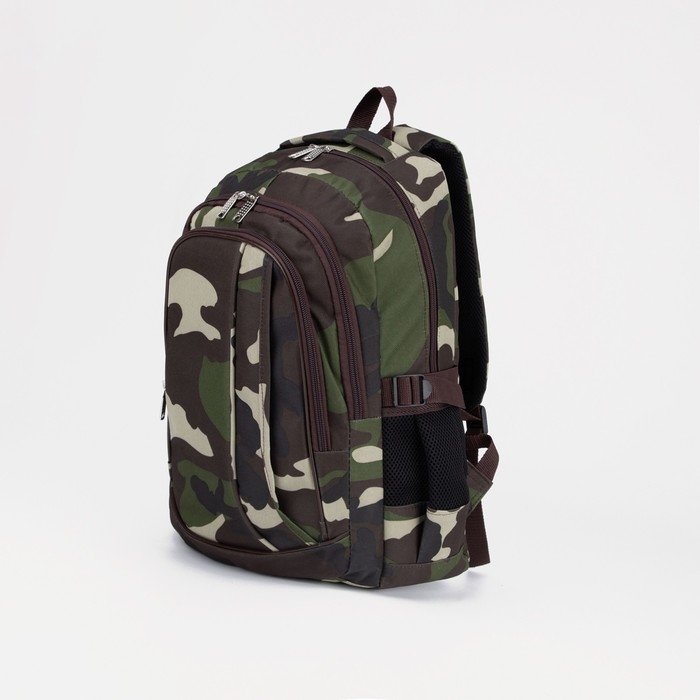 Рюкзак туристический, 24 л, отдел на молнии, 2 наружных кармана, &laquo;ЗФТС&raquo;, цвет камуфляж