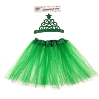 Новогодний карнавальный набор «Яркая ёлочка», 2 предмета: ободок, юбка, на новый год Новогодний карнавальный набор «Яркая ёлочка», 2 предмета: ободок, юбка, на новый год