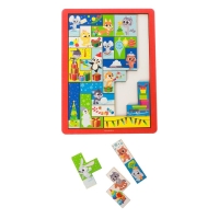 Деревянный тетрис «Новый год! Праздник у зверят» Деревянный тетрис «Новый год! Праздник у зверят»