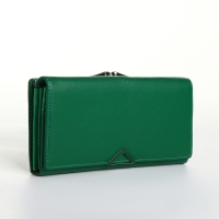 Кошелёк женский на магните, цвет зелёный Кошелёк женский на магните, цвет зелёный
