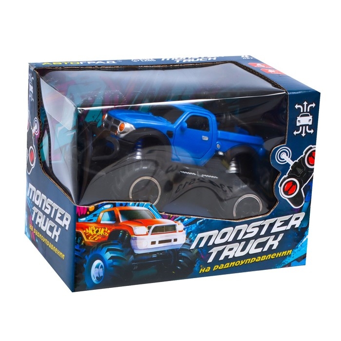 Джип радиоуправляемый &laquo;Пикап&raquo;, работает от батареек, цвет синий