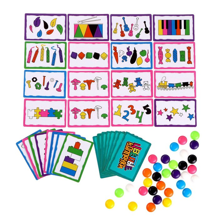 Настольная игра на внимательность &laquo;Цветные колпачки&raquo;, 2-4 игрока, 5+