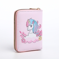 Кошелёк детский на молнии «Выбражулька», цвет розовый Кошелёк детский на молнии «Выбражулька», цвет розовый