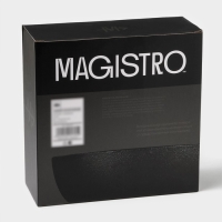 Набор салатников керамических Magistro Carbon, 3 предмета: d=11/16/19,5 см, 250/650/1,2 л Набор салатников керамических Magistro Carbon, 3 предмета: d=11/16/19,5 см, 250/650/1,2 л