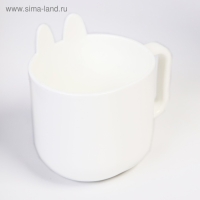 Кружка детская 260 мл., «Зайка», цвет белый Кружка детская 260 мл., «Зайка», цвет белый