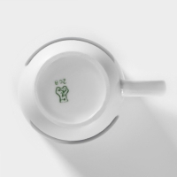 Кружка фарфоровая &laquo;Медведь&raquo;, 300 мл, белая