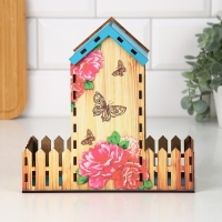 Чайный домик "Цветы и бабочки"