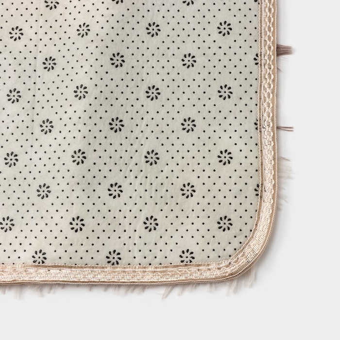 Коврик для дома Доляна «Зиг-заг», 40×60 см, цвет коричневый Коврик для дома Доляна «Зиг-заг», 40×60 см, цвет коричневый