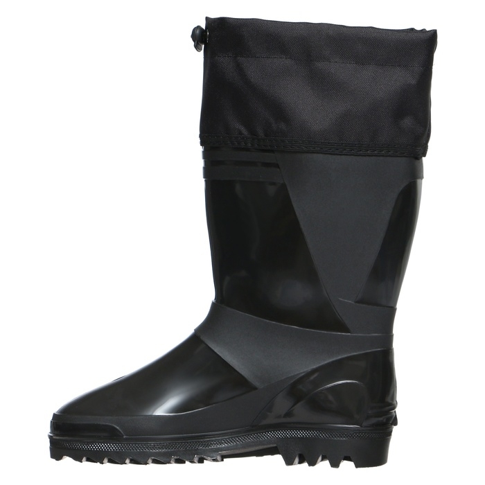 Сапоги мужские С-10УМ, ПВХ, утепленные, черные, размер 43 (277)