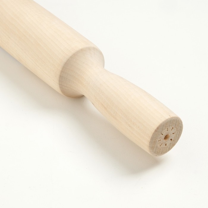 Скалка деревянная, берёза, 43&times;4.5 см