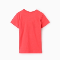 Футболка для девочки, цвет коралловый, рост 128 см Футболка для девочки, цвет коралловый, рост 128 см