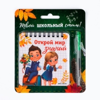 Подарочный набор "Открой мир знаний" блокнот 48 листов + ручка Подарочный набор "Открой мир знаний" блокнот 48 листов + ручка
