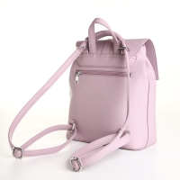 Рюкзак городской из искусственной кожи на молнии, цвет розовый Рюкзак городской из искусственной кожи на молнии, цвет розовый