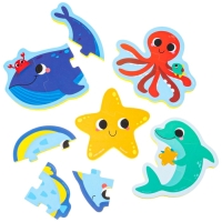 Мягкий пазл для малышей &laquo;Морские друзья&raquo;, 5 пазлов, Крошка Я
