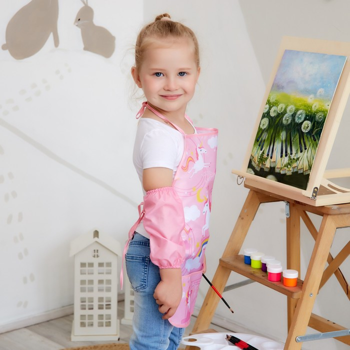 Фартук с нарукавниками детский Этель &laquo;Единорог&raquo;, 49 х 39 см