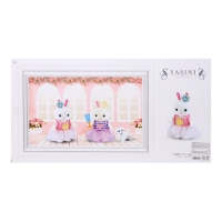 Дом для зверей &laquo;Зайчики: сказочная вилла&raquo;, с набором мебели и аксессуаров