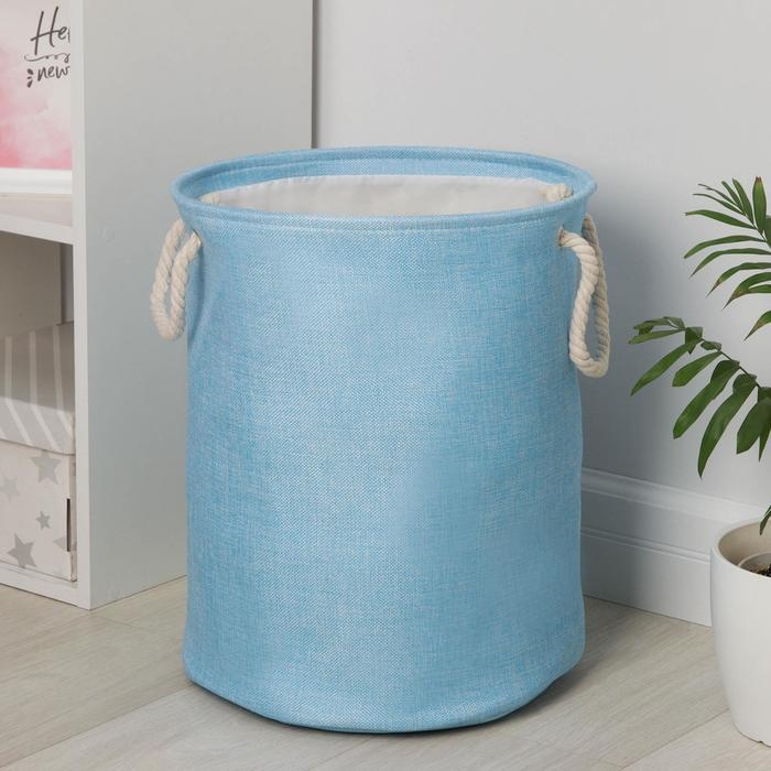 Корзина бельевая текстильная &laquo;Чистота&raquo;, 35&times;45 см