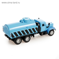 Грузовик металлический «Топливо», инерционный, цвет синий Грузовик металлический «Топливо», инерционный, цвет синий