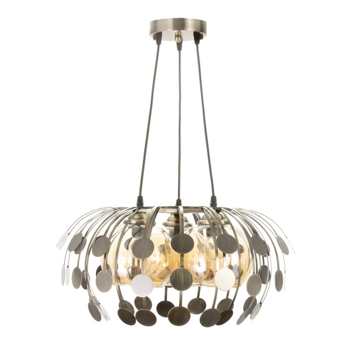 Светильник BayerLux Светильник BayerLux "Дикси" 3хЕ27 40Вт латунь 45х45х22-122см