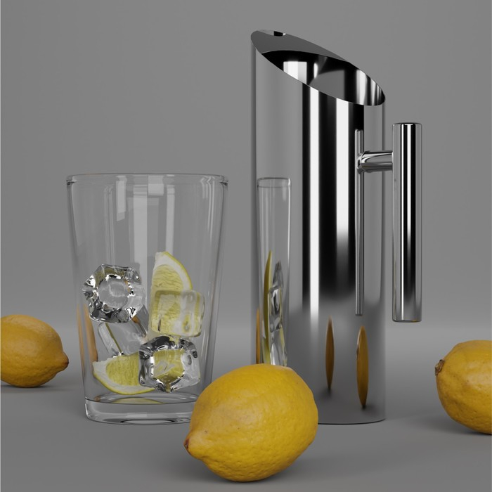 Кувшин для воды из нержавеющей стали Magistro &laquo;Элим&raquo;, 1,3 л, 29&times;15,5&times;9 см