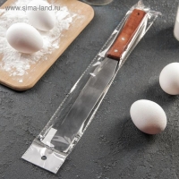 Кондитерская лопатка - палетка, прямая, 32 см, рабочая часть 20 см, цвет коричневый Кондитерская лопатка - палетка, прямая, 32 см, рабочая часть 20 см, цвет коричневый