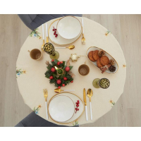 Скатерть новогодняя Этель "Noble Christmas" d=150см +/-3см с ГМВО, 100%хл, саржа 190 гр/м2 Скатерть новогодняя Этель "Noble Christmas" d=150см +/-3см с ГМВО, 100%хл, саржа 190 гр/м2