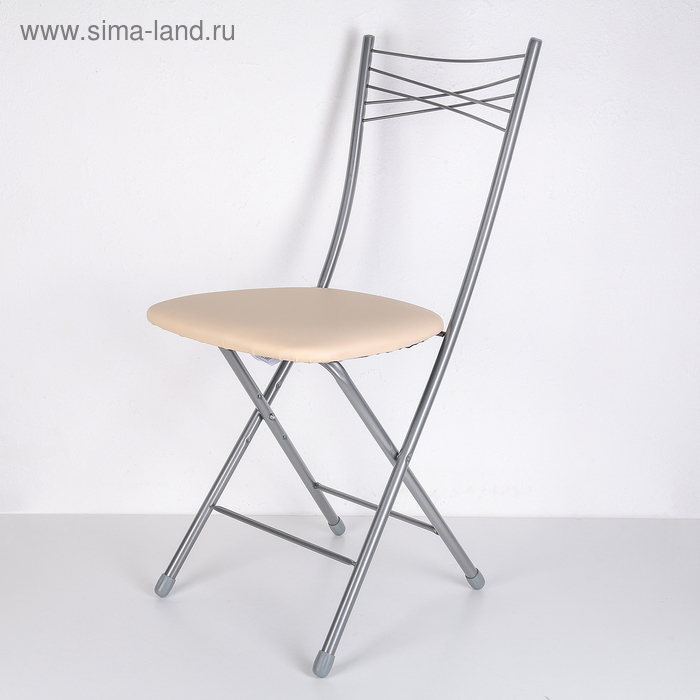 Стул складной &laquo;Ника 1&raquo;, цвет сиденья слоновая кость