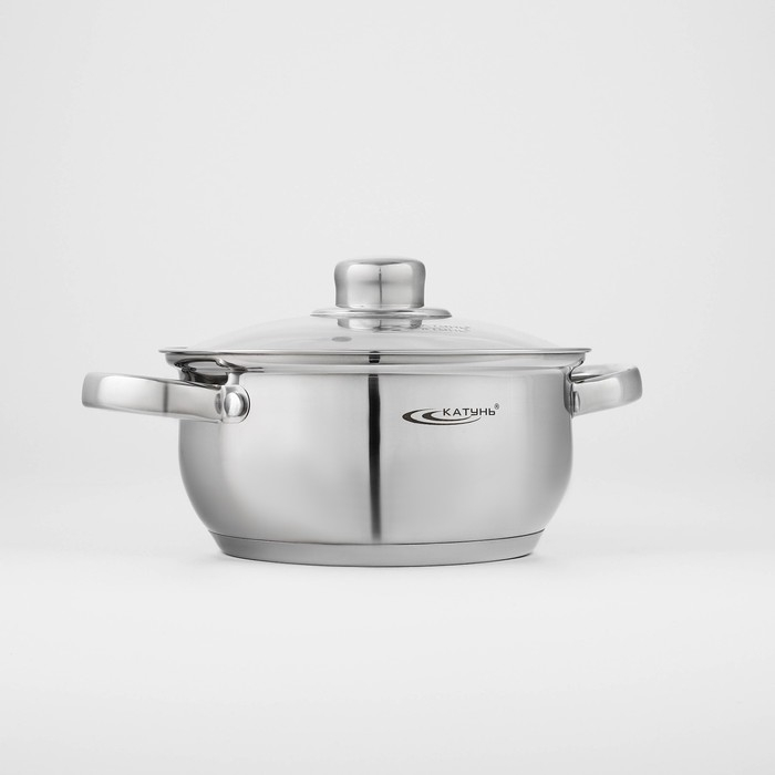 Набор кастрюль &laquo;Гретта&raquo;, 2 предмета: 2,2; 4,2 л, капсульное дно, индукция