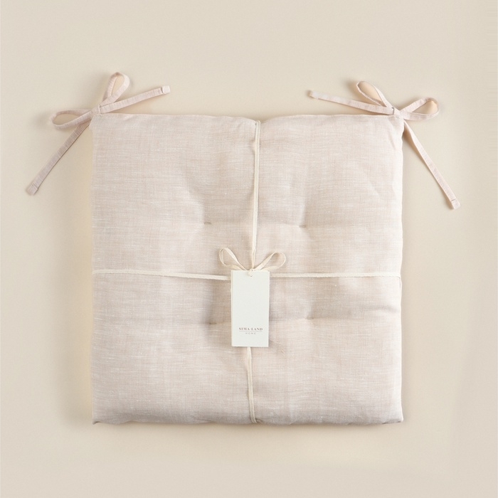 Сидушка  SL HOME "Gloomy" 42х42 см,лен 100%,180гр/м2