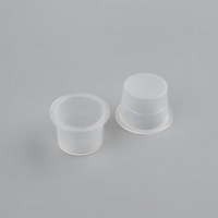 Колпачки для краски, d = 17 мм, набор - 25 шт, цвет прозрачный