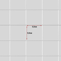 Сетка на колёсах, 100&times;200 см, размер ячейки 5,5&times;5,5 см, цвет белый