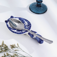 Подставка под ложку &laquo;Кот&raquo;, гжель