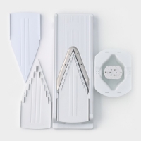 Овощерезка - шинковка Доляна «Смарти», 3 сменных насадки, пушер, цвет белый Овощерезка - шинковка Доляна «Смарти», 3 сменных насадки, пушер, цвет белый