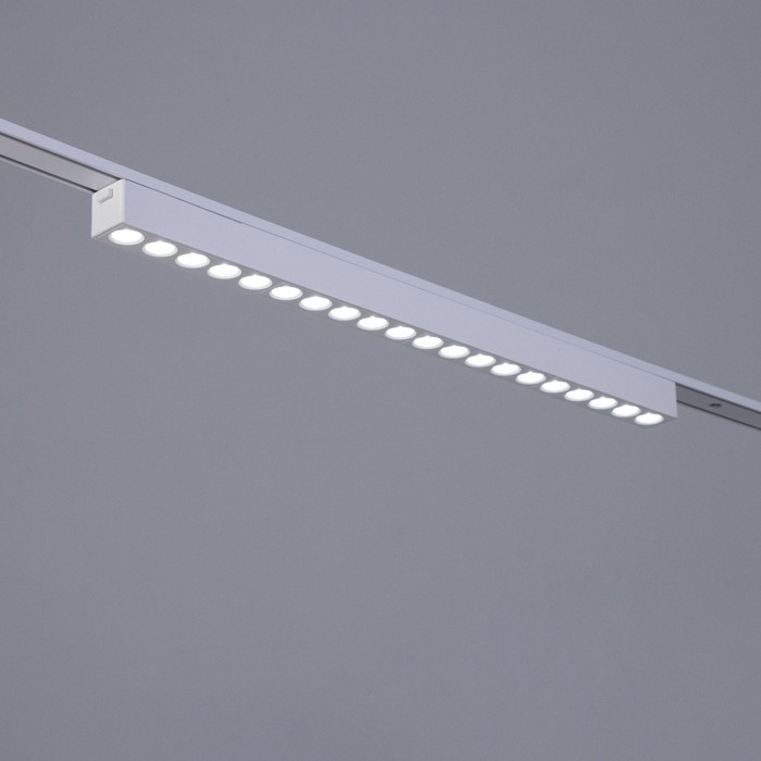 Светильник трековый ULTRA Светильник трековый ULTRA "Линза" LED 24Вт 3000K-5700К CRI90 белый 44,5х2,6х2,4см