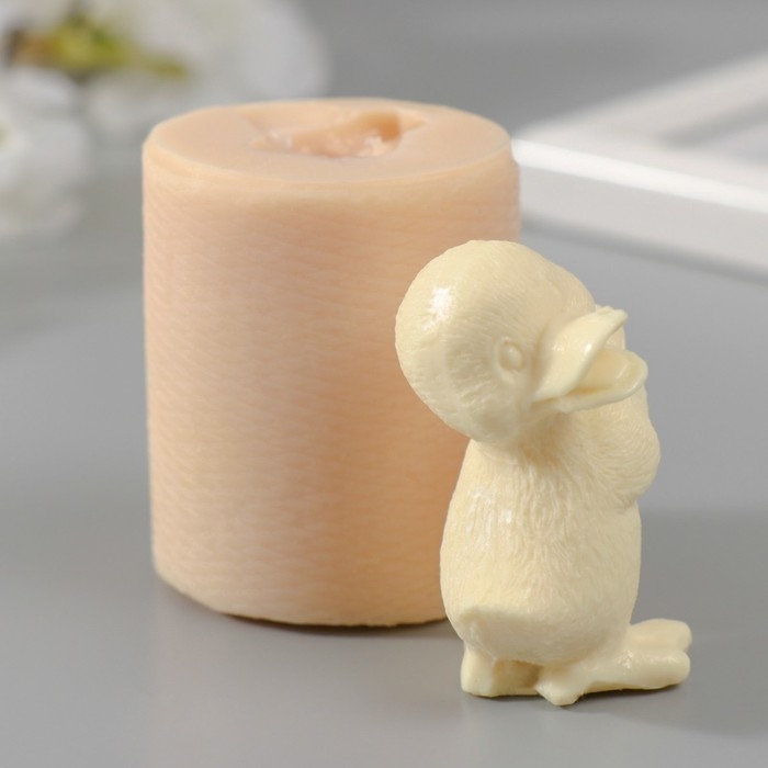 Молд силикон Молд силикон "Утенок" 3,5х3,2х5,2 см МИКС