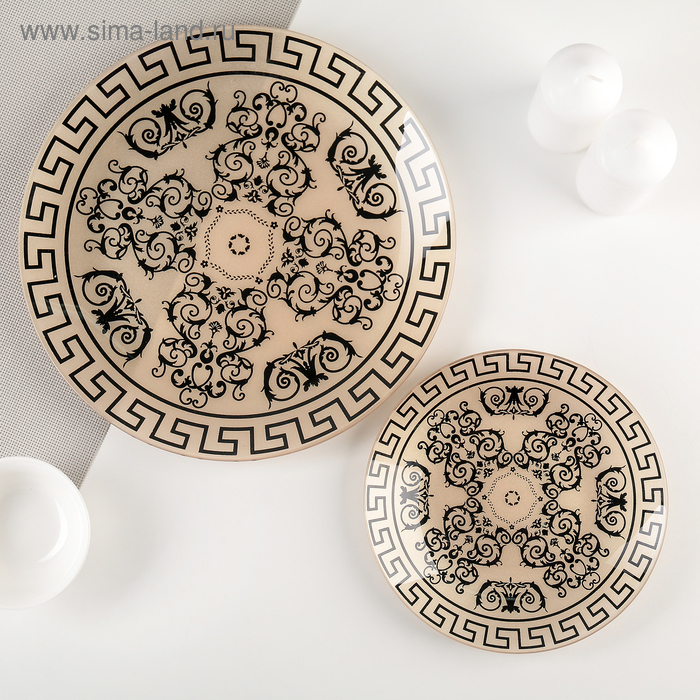 Сервиз столовый &laquo;Стиль&raquo;, 7 предметов: d=30 см - 1 шт, d=20 см - 6 шт