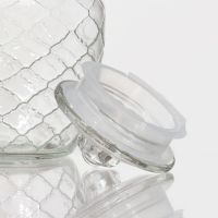 Банка стеклянная для сыпучих продуктов «Алла», 2 л, 16,5×20 см Банка стеклянная для сыпучих продуктов «Алла», 2 л, 16,5×20 см