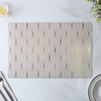 Салфетки сервировочные на стол Доляна «Милли», 4 шт, 30×45 см, цвет серый Салфетки сервировочные на стол Доляна «Милли», 4 шт, 30×45 см, цвет серый