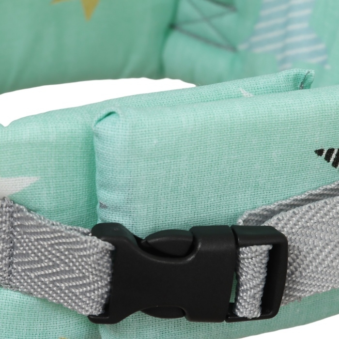 Вожжи детские №1, Мятные звезды, цвет бирюзовый Вожжи детские №1, Мятные звезды, цвет бирюзовый