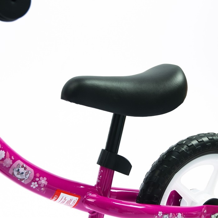 Беговел 12 Беговел 12", детский облегченный, 3+ «Кошечка Мэри», цвет фиолетовый