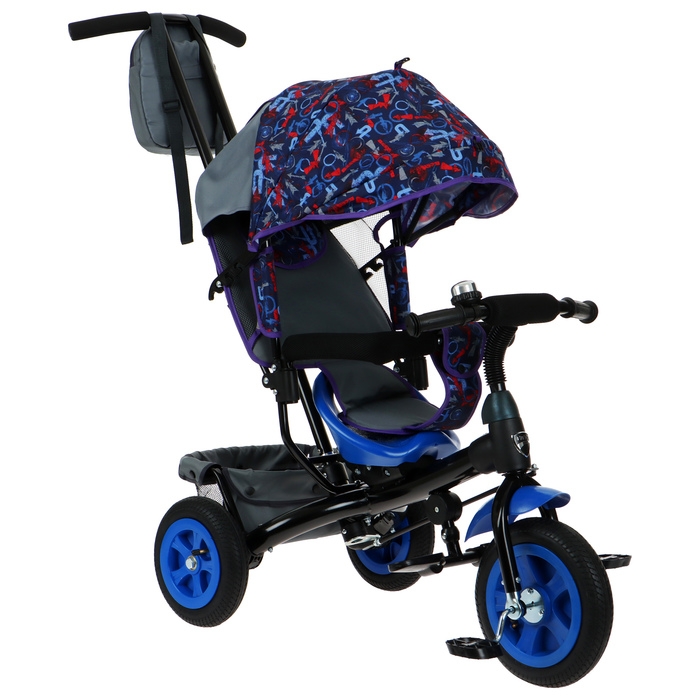 Велосипед трёхколёсный Vivat 1, принт стрелки, красный Велосипед трёхколёсный Vivat 1, принт стрелки, красный