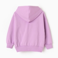 Толстовка для девочек НАЧЕС, цвет сиреневый, рост 104