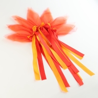 Карнавальный ободок &laquo;Лучистое солнце&raquo;, цвет красно-оранжевый