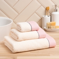 Полотенце махровое Love Life &laquo;Бриз&raquo; 50х80 см, розовый, 100% хл, 500 гр/м2