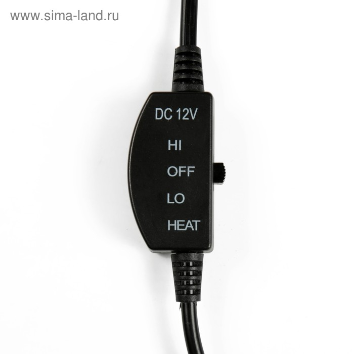 Накидка с подогревом TORSO, 12 В, регулятор, провод 120 см, иск. мех,  черный