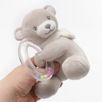 Погремушка мягкая &laquo;Серый мишка&raquo;, Крошка Я