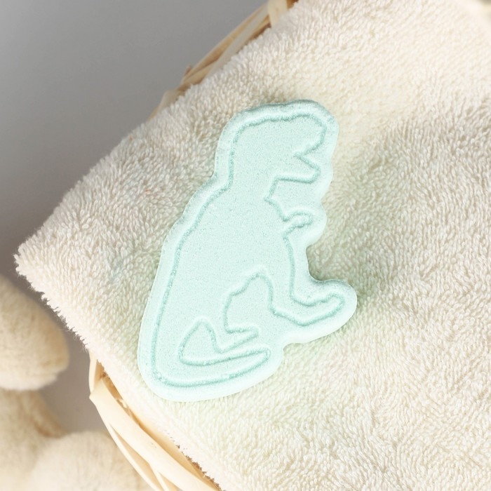 Бомбочка для ванны детская «Динозавр: Дино», 130 г, аромат яблока, ЧИСТОЕ СЧАСТЬЕ Бомбочка для ванны детская «Динозавр: Дино», 130 г, аромат яблока, ЧИСТОЕ СЧАСТЬЕ